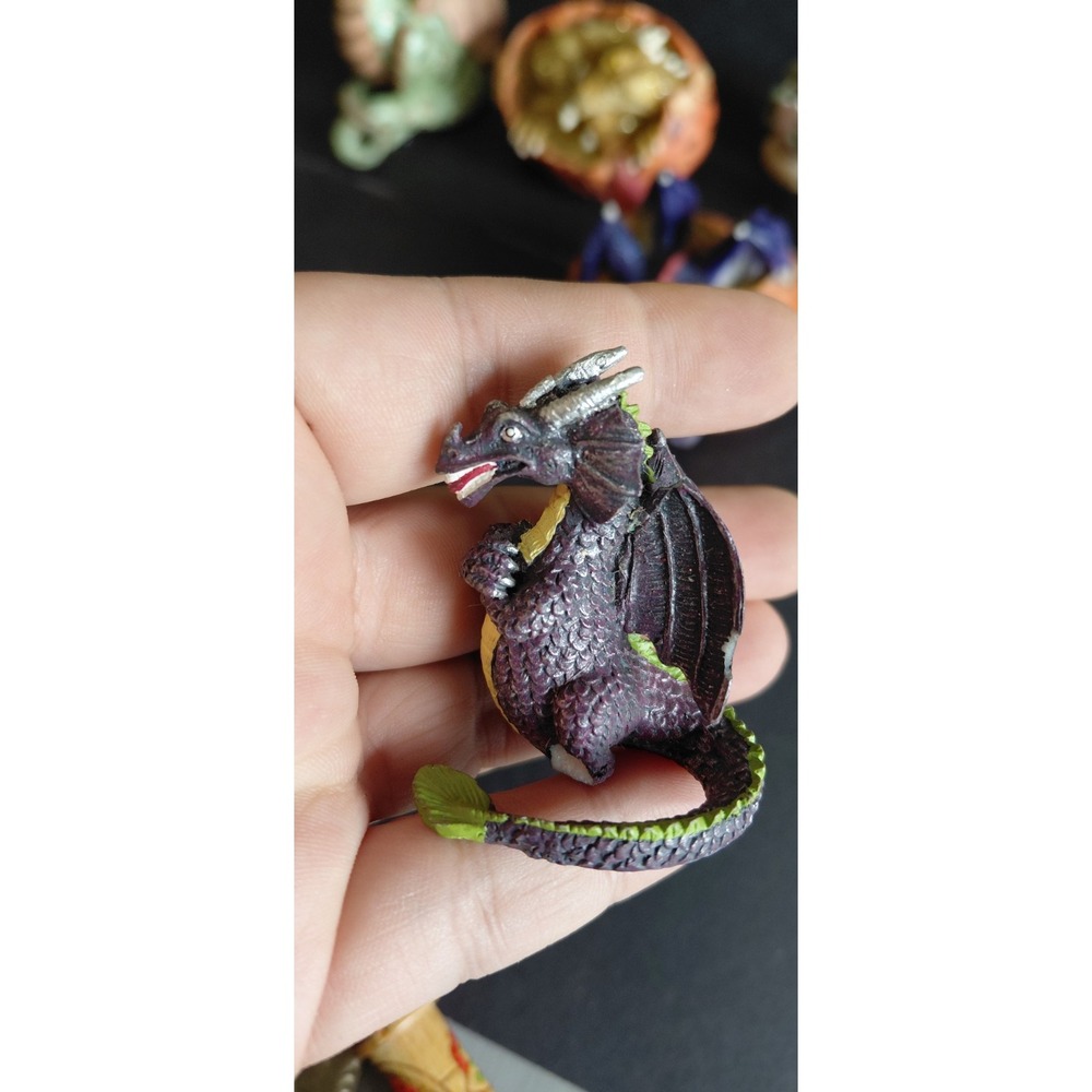 Mythical Creatures collectible fantasy Decor dragon & hatchling resin figurines - Picture 7 of 16